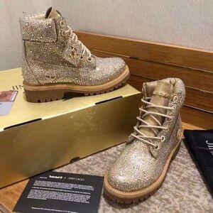 NEW JC&T Sparkling Designer Hiking Boots Sz euro 39/ USA 8